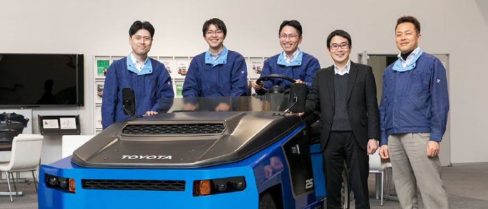 燃料電池トーイングトラクター開発